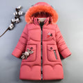 New Winter Style Girls’ Cotton-Padded Coat – Mid-Length Thickened Down-Cotton Jacket - RAC25JP3293GDRESS