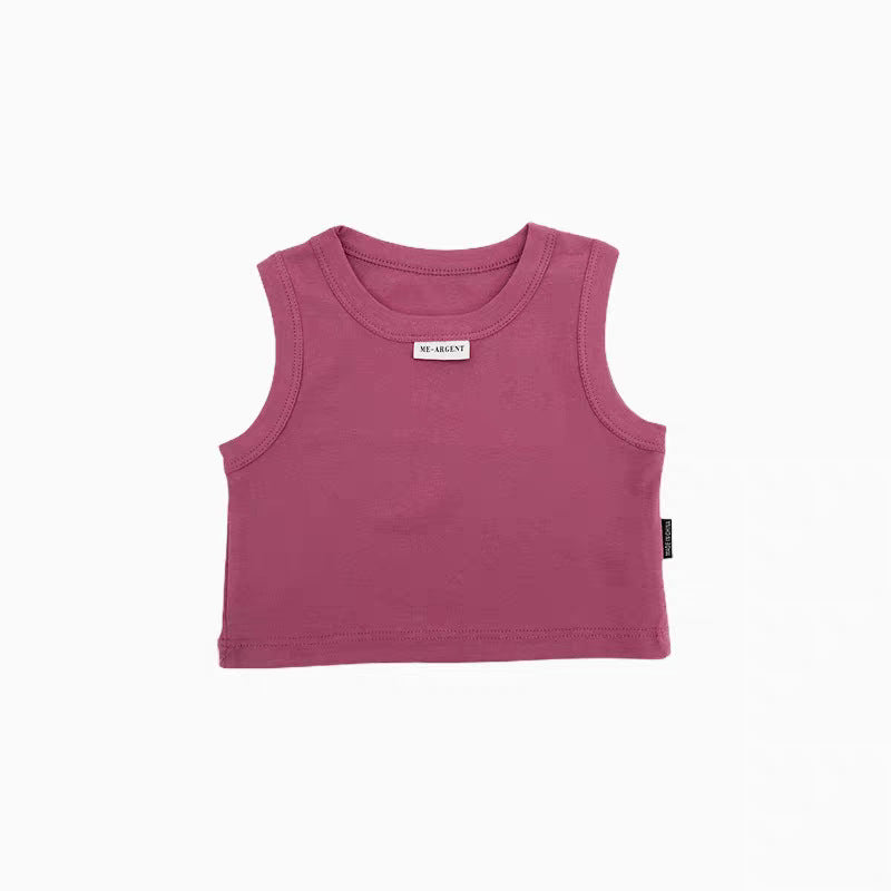 Girls Summer Sleeveless Vest T-Shirt - RAC26JP5472BATT