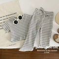 Summer Girls’ Striped Outfit Set - RAC26JP5371BATS