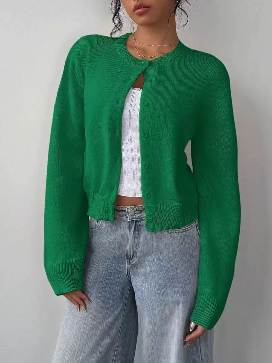 Women's Multi-Color Long-Sleeved Knitwear - Autumn/Winter Collection