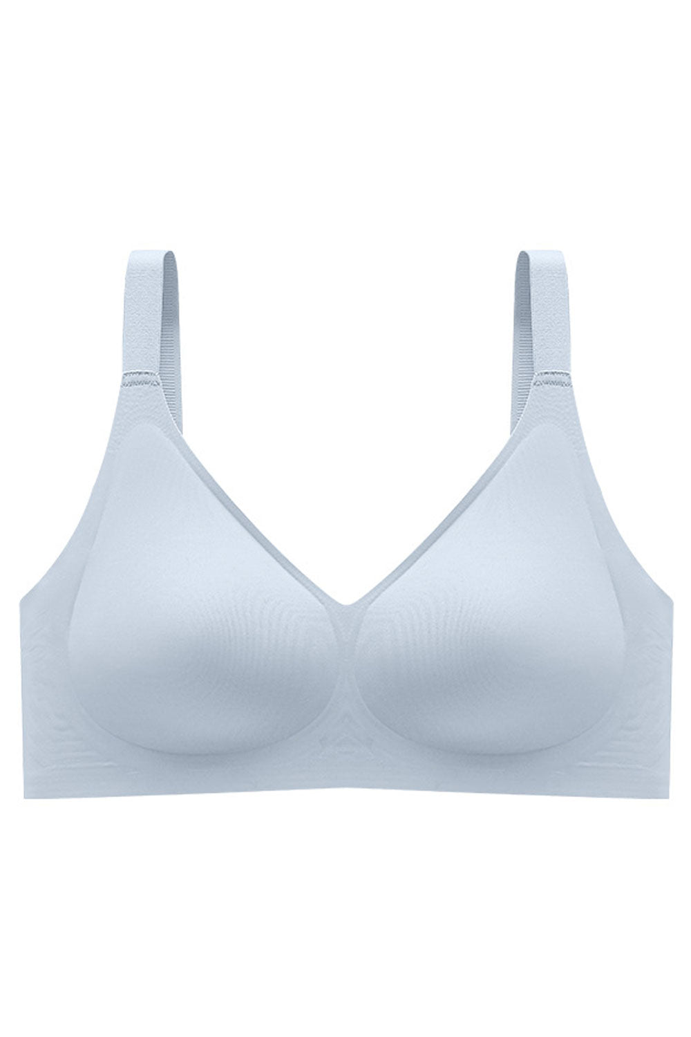 Women Latex Gathers Shock-proof Pad Bra