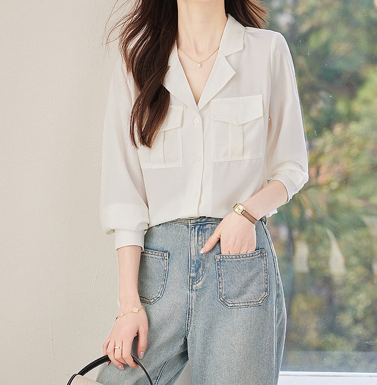 Women's High-End Fashion Spring & Autumn Professional Casual Top