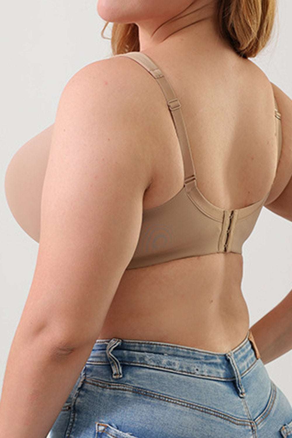 Women Plus Cotton Non Padded Wire Free Full Coverage Bra