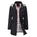 Women’s Waterproof Windbreaker Jacket – High-Quality Plaid Lining Outdoor Coat
