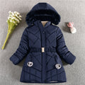 New Girls’ Thickened Cotton Coat – Winter Warm Children’s Outerwear - RAC25JP3261GOW