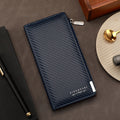 Men’s Long Wallet & Suit Bag Combo – Two-In-One Zipper Wallet with Multi Card Slots and ID Holder