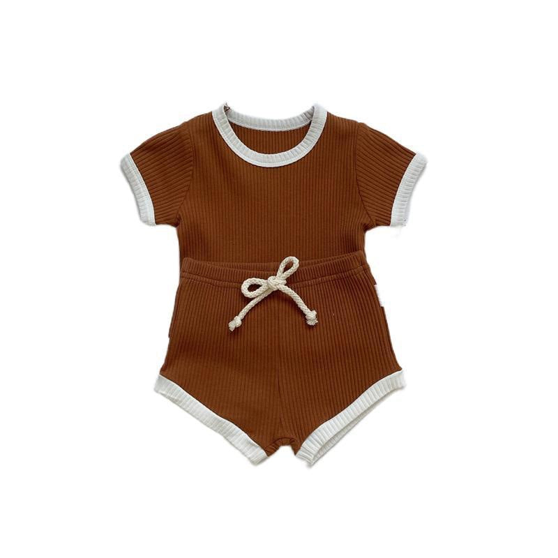 Summer Baby Boys & Girls Striped Sports Outfit - RAC26JP5381BATS