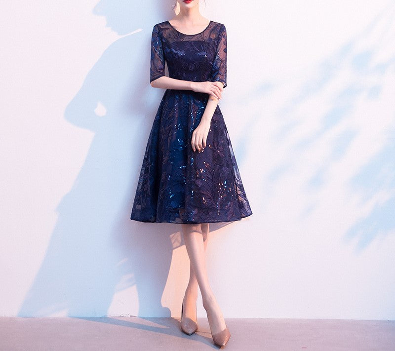 Elegant Sapphire – High-End Luxury Blue Evening Dress for Women | Sophisticated Banquet, Wedding & Everyday Glamour