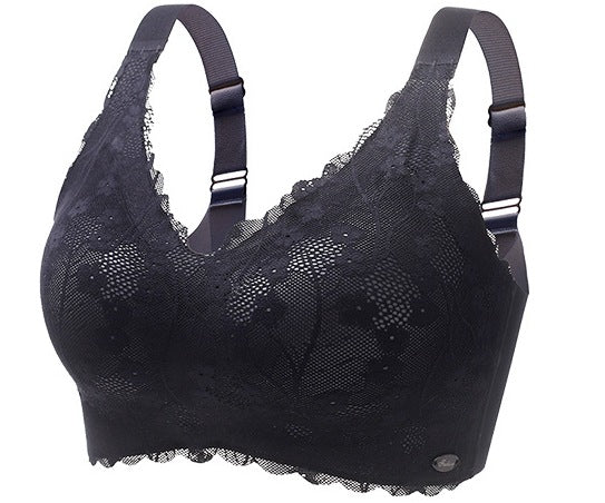Women’s Seamless Sports Bra – Full Coverage, Large Bust Support, No Steel Ring, Side-Smoothing, Anti-Sagging Fit (Plus SKMIM2570