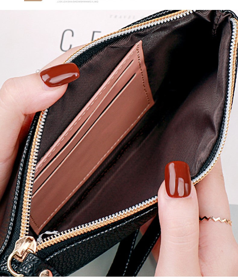 New Women’s Casual Long Clutch Wallet – Sweet & Stylish Coin & Mobile Phone Handbag