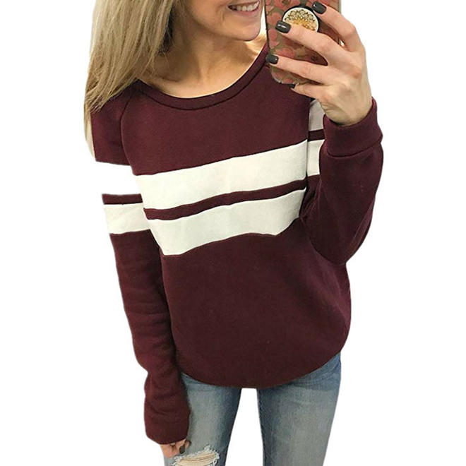 Women Fashion Round Neck Comfortable Top