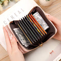 2026 New Diamond One-Piece Wallet Women’s Short Organizer Card Holder with Attractive Function