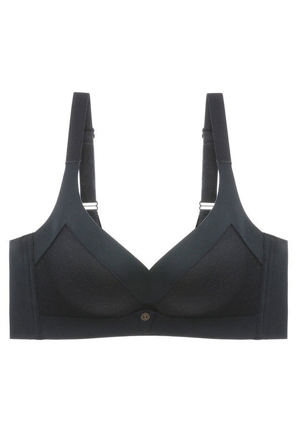 Women Beautiful Gathering, Breathable, Push Up, Adjustable, Comfortable, Side Closure, Side Breast Closure Fixed Shoulder Straps