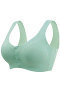 Women Plus Nursing Cotton Feeding Bra Size Front Buckle Bra