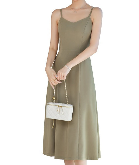 Women’s Hepburn-Inspired Strap Dress