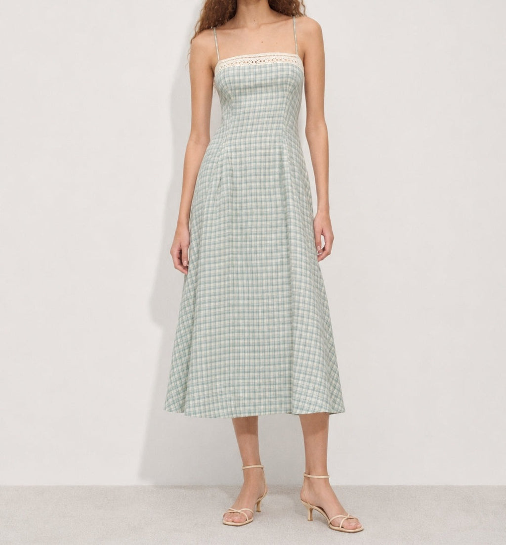 Spring and Summer New Chiffon Printed Suspender Backless Holiday Style Dress for Women