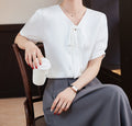 Women's Chiffon Shirt - Summer New Style Lightweight Elegant Top