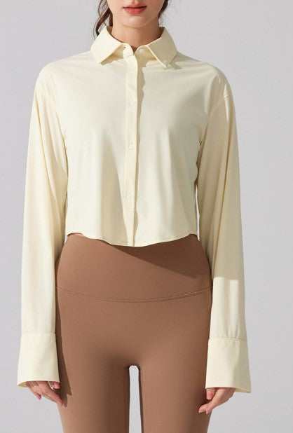 Summer Ice Silk Sun Protection Shirt for Women - Breathable Long-Sleeve Lightweight UV Protection Original Yarn Cooling Top