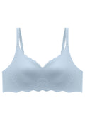 Women New Beautiful Push up, Comfortable, Big Breasts Look Small Back Buckle Fixed Shoulder Straps Rabbit Ears Seamless Traditio