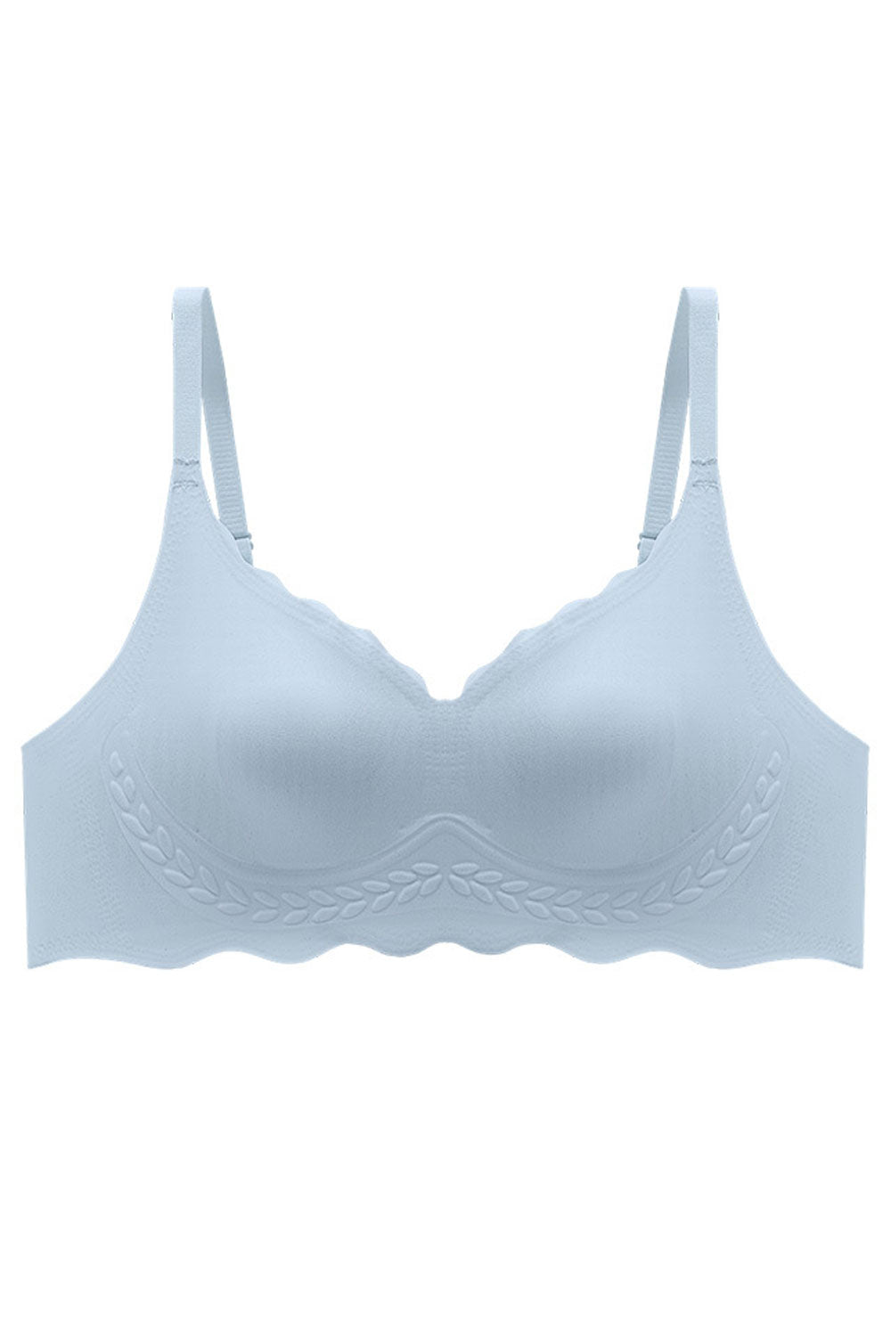 Women New Beautiful Push up, Comfortable, Big Breasts Look Small Back Buckle Fixed Shoulder Straps Rabbit Ears Seamless Traditio