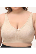 Women's Plus Seamless Full Coverage Minimizer Bra Thin Non-padded Push Bra