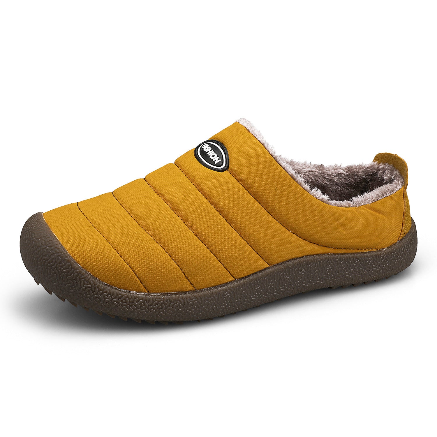 Winter Warm Cotton Slippers - Large Size Indoor Snow Boots for Men & Women