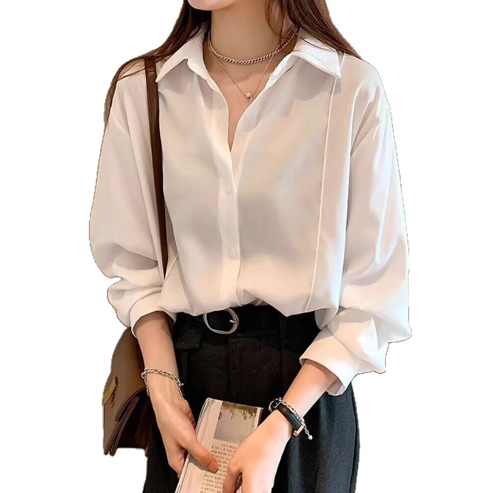 Women's Spring & Autumn Chic Button-Down Shirt