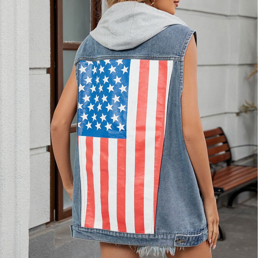 Women's Fashion Printed Vest - Sleeveless Waistcoat Top, Boho Casual Summer Tank