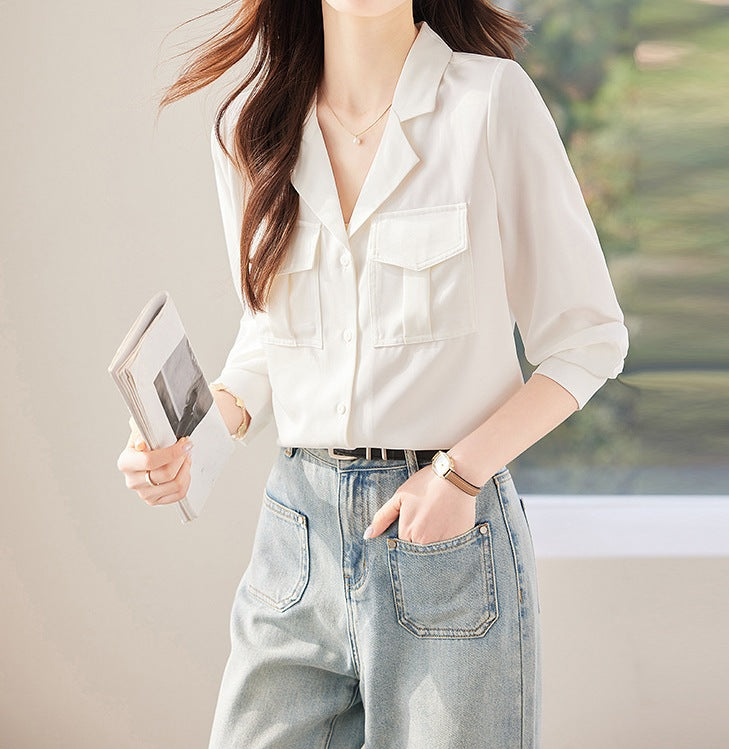 Women's High-End Fashion Spring & Autumn Professional Casual Top