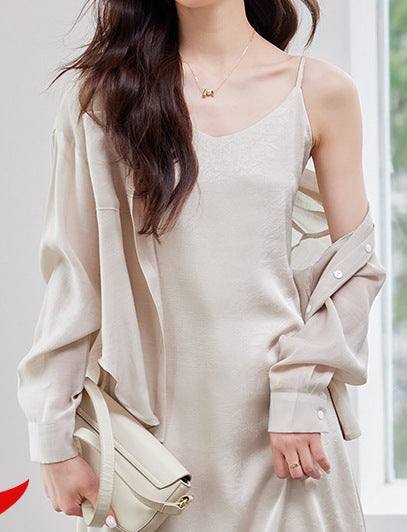 Women's Long-Sleeved Summer Sunscreen Chiffon Shirt - Lightweight Breathable Top