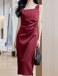 Women’s Spring & Summer Satin Vest Dress