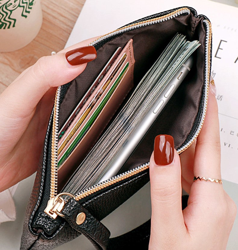 New Women’s Casual Long Clutch Wallet – Sweet & Stylish Coin & Mobile Phone Handbag