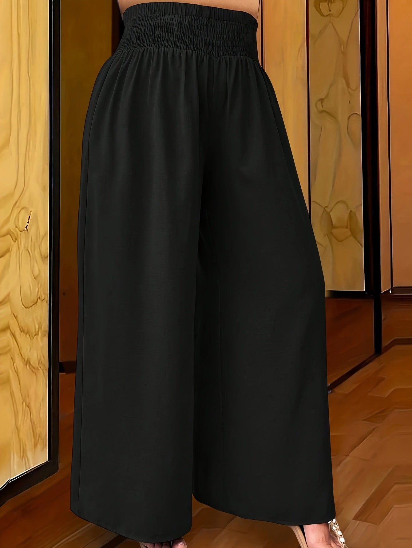 Women's Plus Size Summer Loose Wide Leg Pants