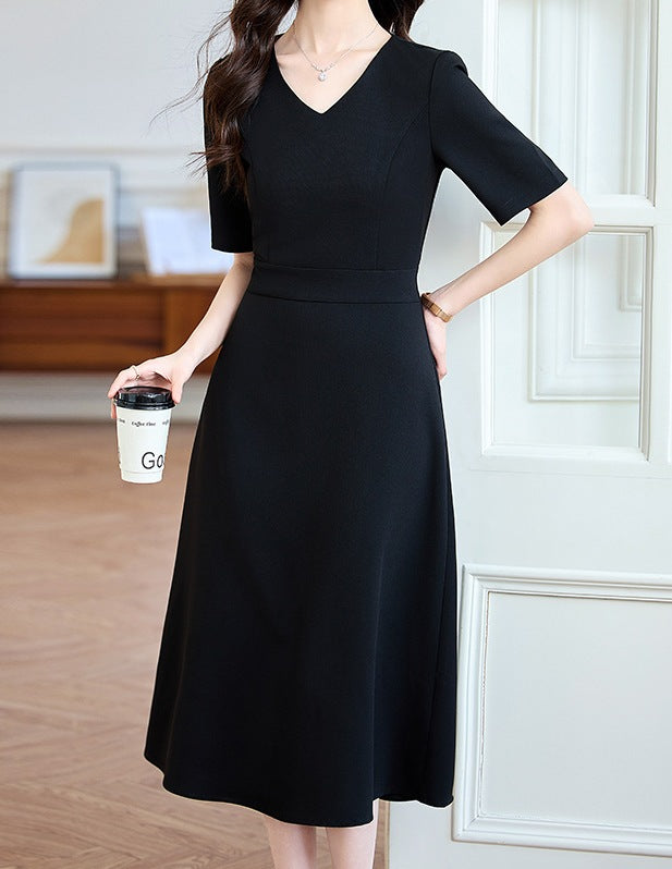 Women’s V-Neck Short-Sleeved Summer Dress
