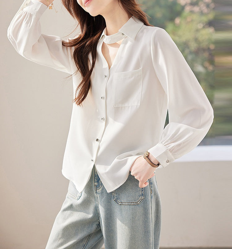 Women's New Spring & Autumn Long Sleeve Shirt - Modern Everyday Style