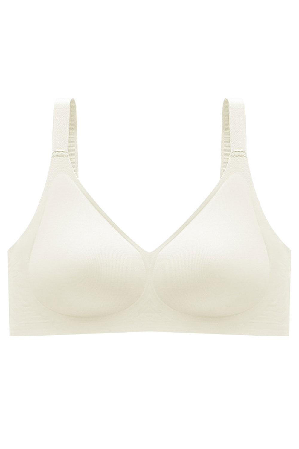 Women Latex Gathers Shock-proof Pad Bra