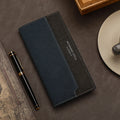 Men’s Long Multi-Card Slot Suit Wallet – Trendy Business ID Card Holder Clutch Bag