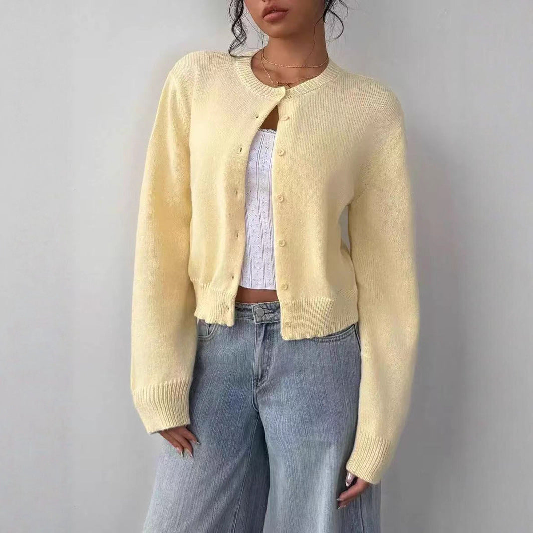 Women's Multi-Color Long-Sleeved Knitwear - Autumn/Winter Collection
