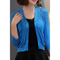 Women Elegant Decorated Button Down Cardigan