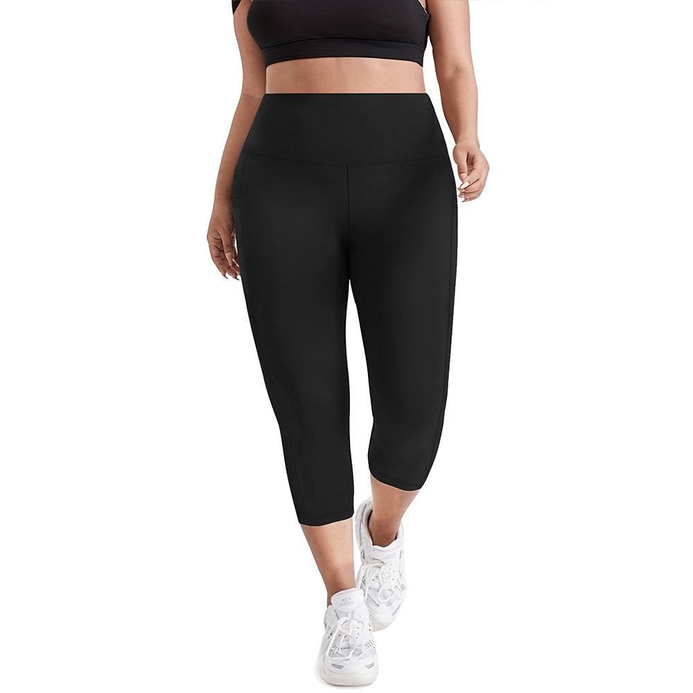 7/8 Slim Fit High-Waisted Women’s Yoga Pants – Lightweight Milk Silk Leggings, Summer Fitness & Casual Wear,
