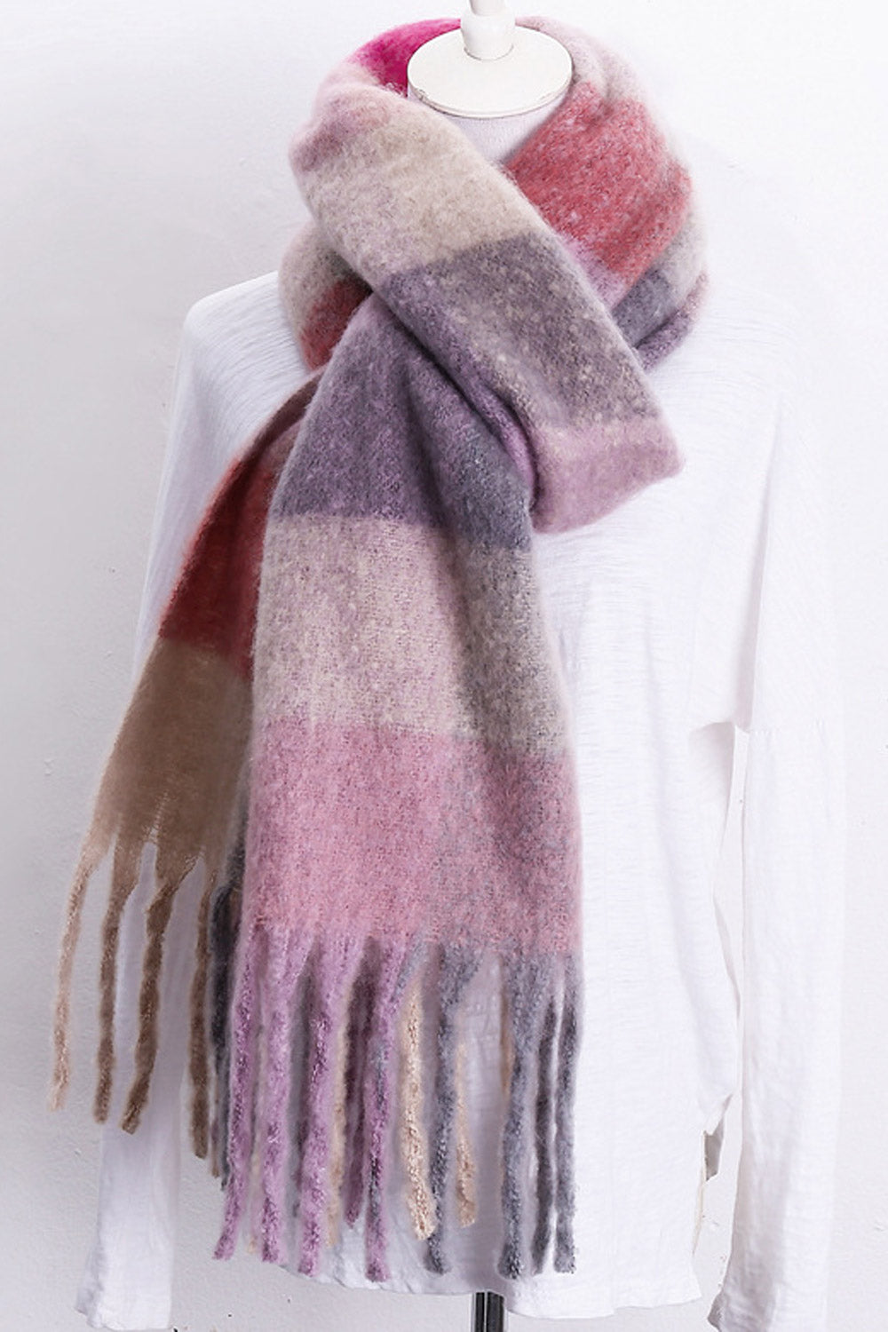 Women Warm Thick Cashmere Autumn Season Lovely Muffler
