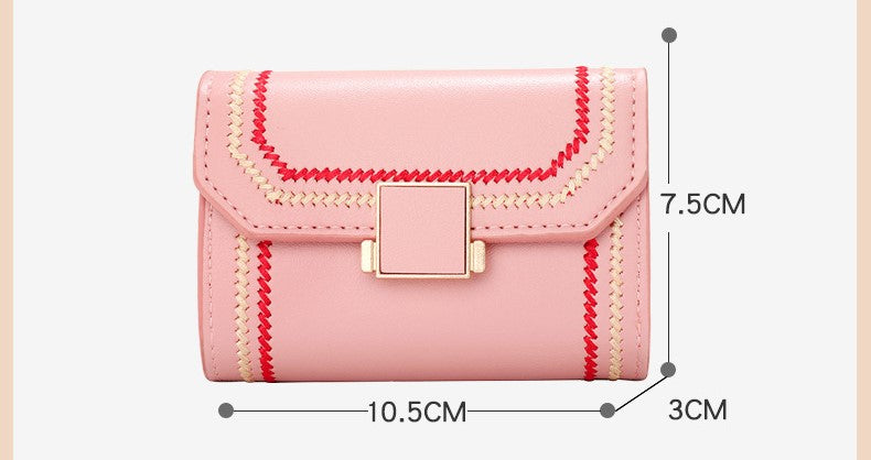 Women's ID Card & Coin Purse – Large Capacity, Mini Organizer, Simple Lady Card Bag, Wallet