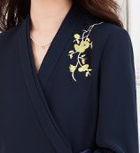 Elegant Women’s Autumn & Winter Three-Quarter Sleeve Mid-Length Dress