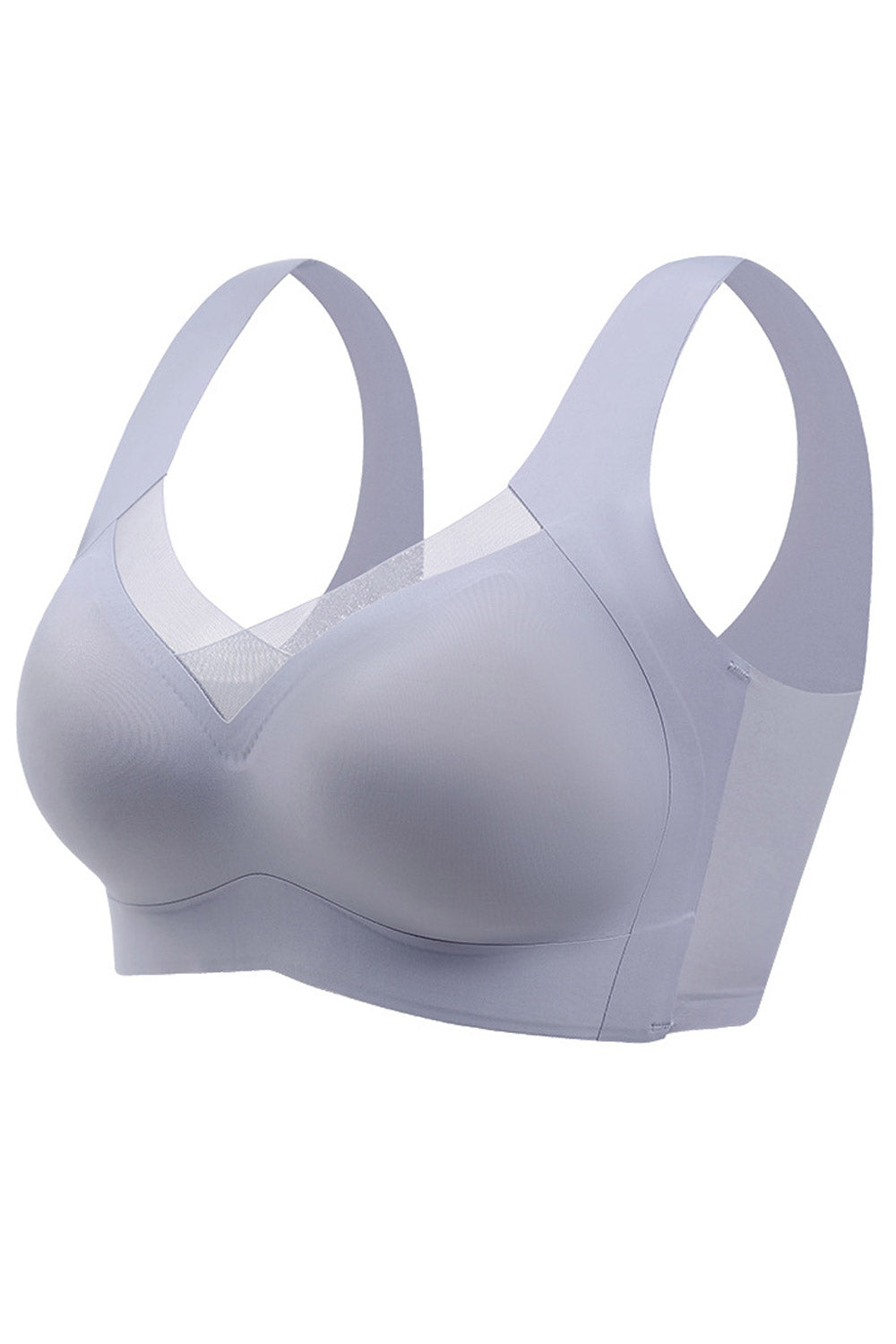 Women Plus Comfortable No Steel Ring Beauty Back Underwear Yoga Fitness Sleep Vest Bra