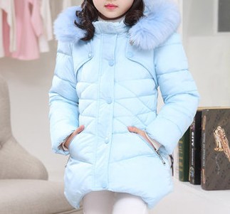 Girls’ Cotton-Padded Coat – New Winter Style Thickened Warm Jacket - RAC25JP3287GDRESS