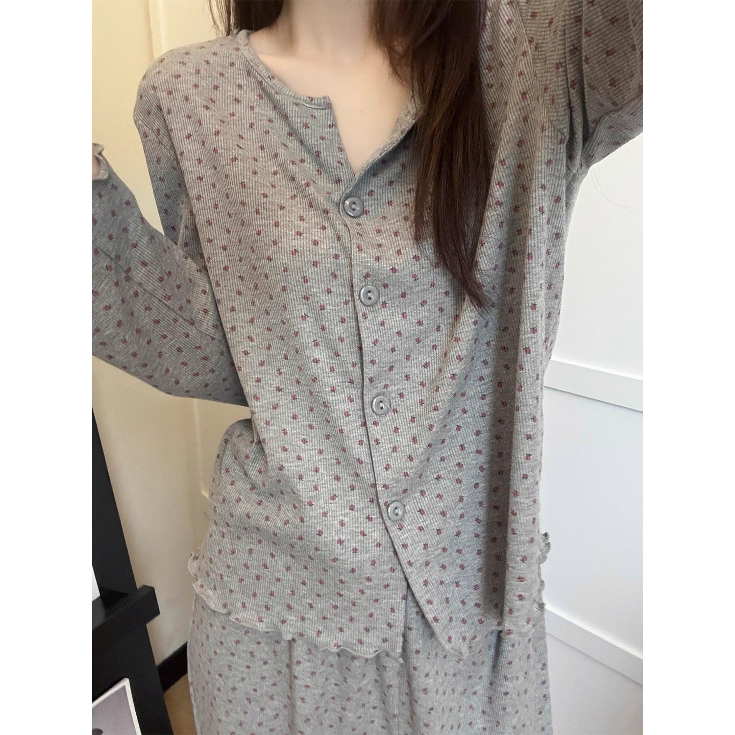 Women's Floral Print Pajama Set
