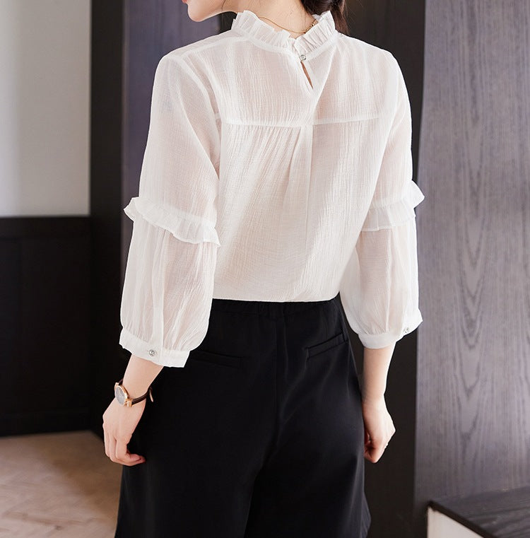 Women's Elegant Summer Shirt - New Fashion Lightweight Stylish Everyday Top