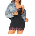 Women’s Backless Lace Tight Hip Sling Dress
