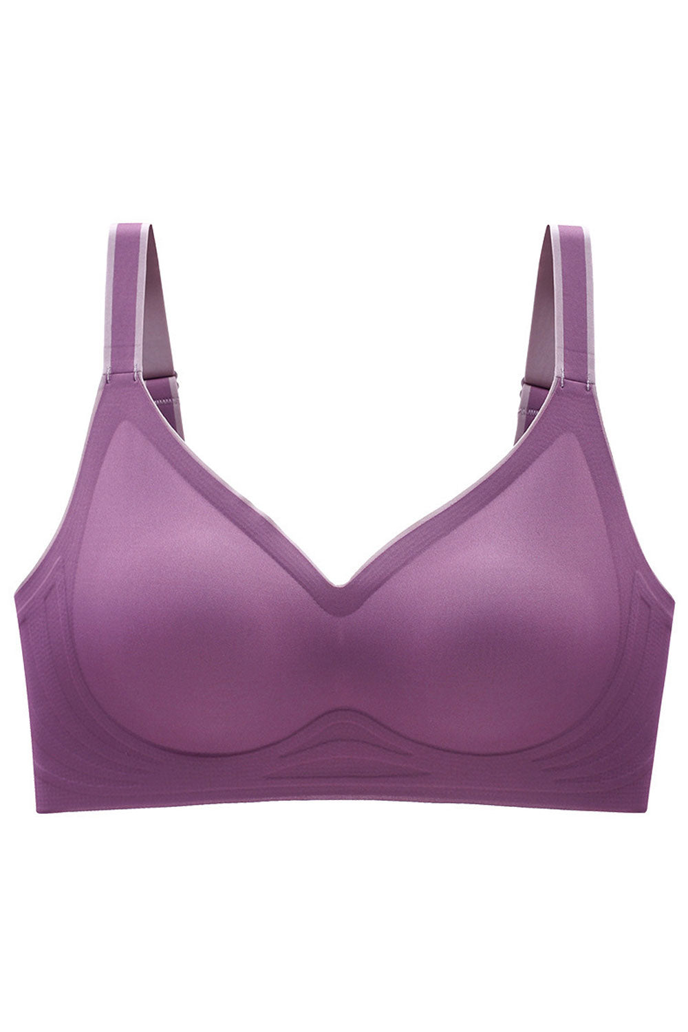 Women No Steet Ring Adjustable Latex Bra