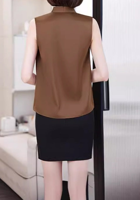 Fashionable Elegant V-Neck Sleeveless Vest for Women